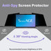 anti-spy Macbook with a privacy screen filter