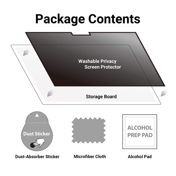 Macbook Pro 14インチ用プライバシースクリーンプロテクター - Storageble Protector