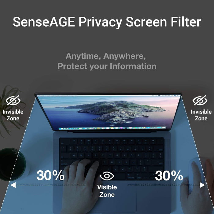 Macbook Pro 14インチ用プライバシースクリーンプロテクター - Storageble Protector