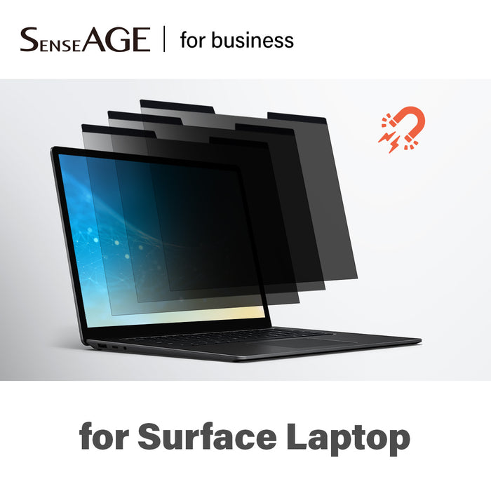 一括購入 - Microsoft Surface Laptop 用磁気プライバシー スクリーン プロテクター
