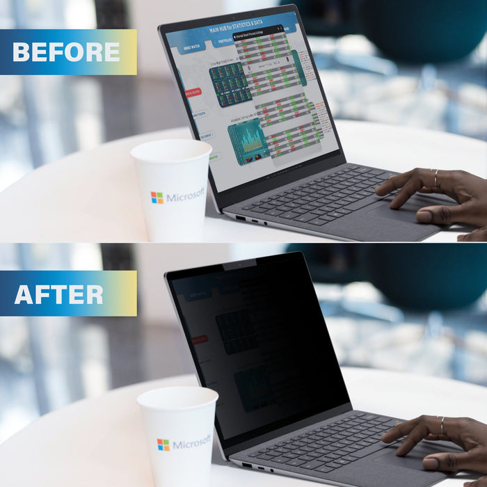 一括購入 - Microsoft Surface Laptop 用磁気プライバシー スクリーン プロテクター