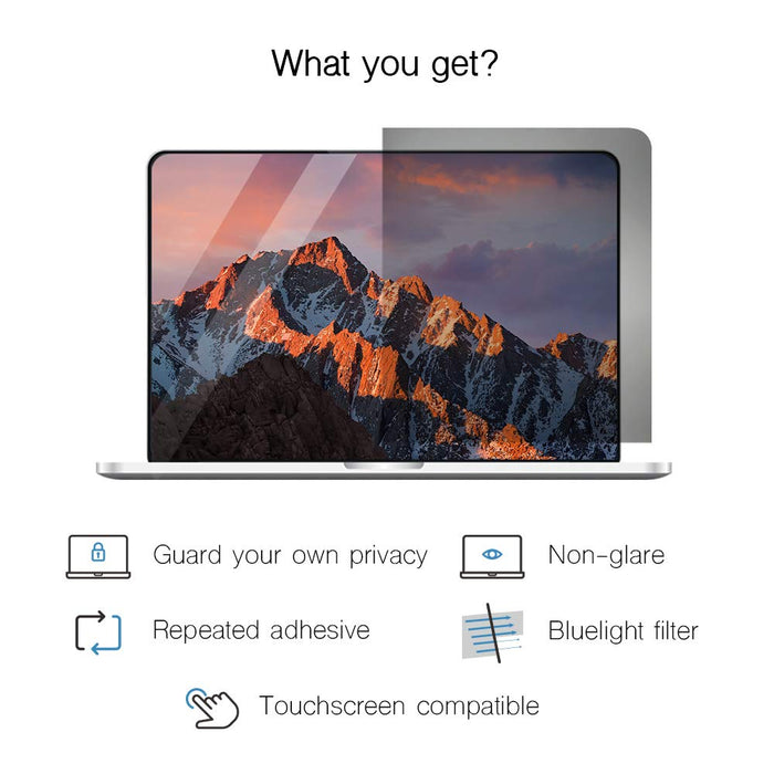 MacBook Pro 15.4インチ(2016-2019)用プライバシースクリーンプロテクター
